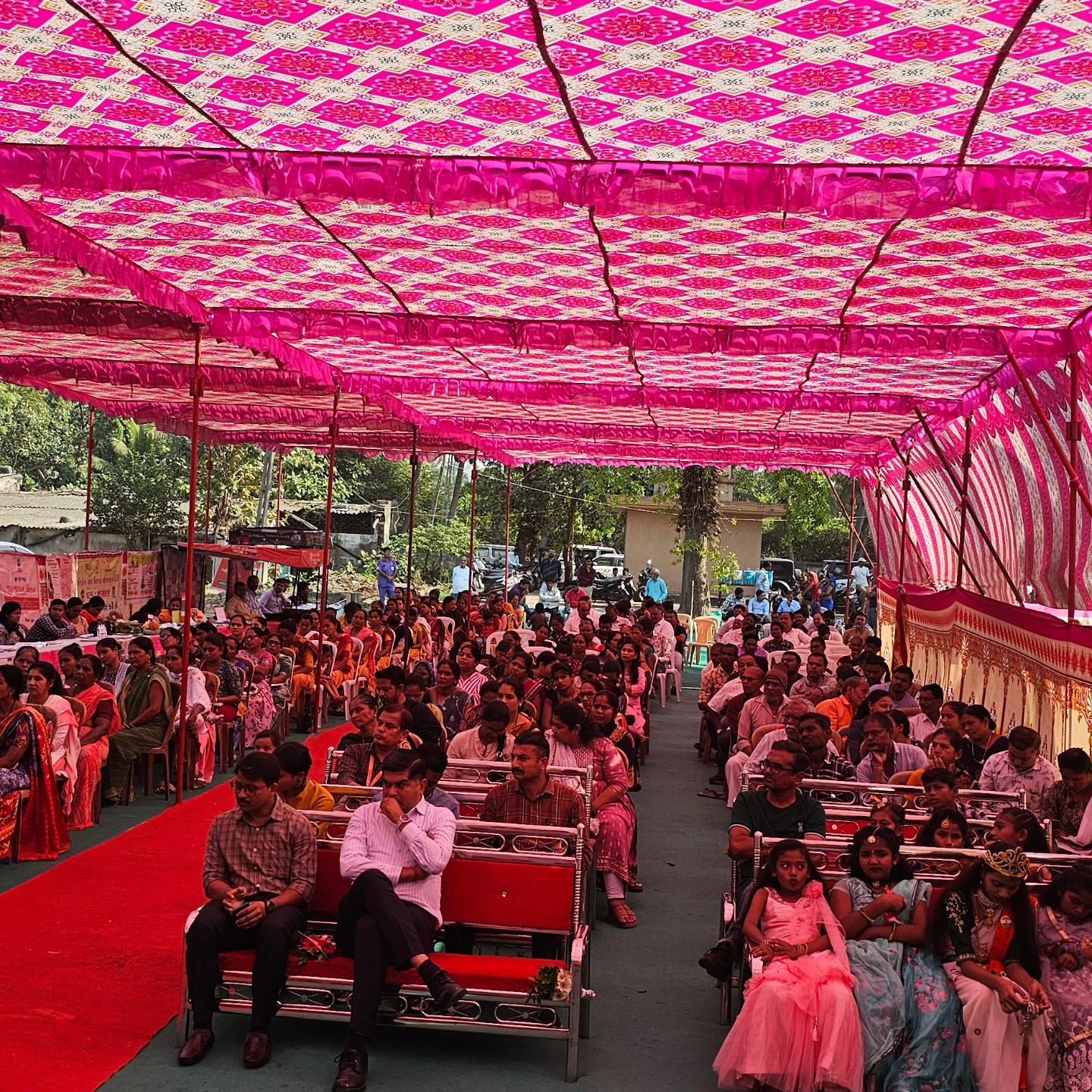 આજ રોજ અમારા કરાળા ગામ ખાતે વિકસિત ભારત સંકલ્પ યાત્રાનું સ્વાગત કરવામાં આવ્યું